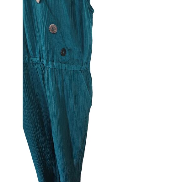 Soft Surroundings Rio Jumpsuit Sleevless Spruce Green Women's 3X NWT MSRP $110 - Picture 3 of 9